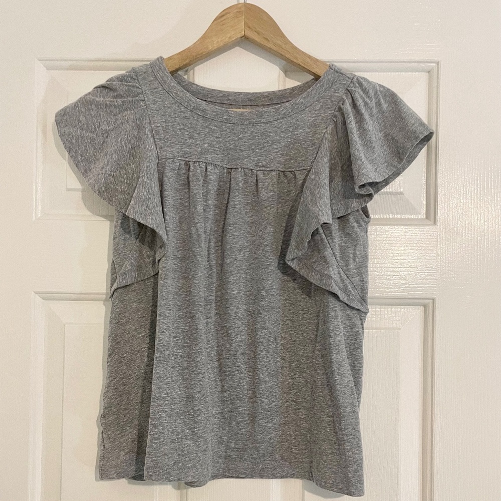 LOFT Ruffle shirt